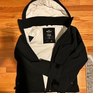Hollister all weather jacket black